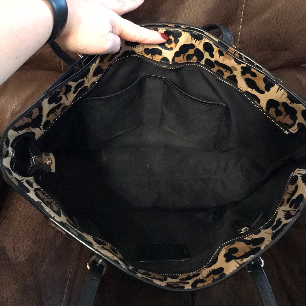 Leopard Print Authentic Coach Purse - Picture 3 of 7
